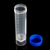 20Pcs 5ml Plastic Centrifuge Tubes with Blue Screw Cap Conical Bottom, Abuff Plastic Test Tube for Cold Storage