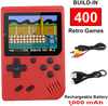 Retro Game Machine Handheld Game Console with 400 Classical FC Game Console Support for Connecting TV Gift Birthday for Kids and Adult - GRAY