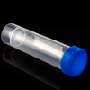 20Pcs 5ml Plastic Centrifuge Tubes with Blue Screw Cap Conical Bottom, Abuff Plastic Test Tube for Cold Storage