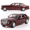 1:24 Alloy Roll Royce Phantom Lengthened Cohes Diecast Car Vehicles Model Toy