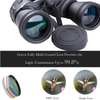 20x50 Military Binoculars for Adults - High Power Waterproof Binoculars for Bird Watching with Low Light Night Vision Professional Binoculars for Hunting Birding Hiking Travel with FMC Lens BAK4 Prism