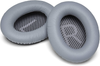 Premium Replacement QC35 Ear Pads / QC35 ii Ear Pads Cushion Grey Compatible with Bose QuietComfort 35 (QC35) / Bose QuietComfort 35 ii (QC35 ii) Headphones (Grey). Great Comfort and Durability
