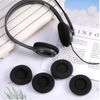 [10 Packs] Foam Ear Cushion Cover,2.1inch/55mm Foam Earpads Ear Pad Cushion Cover,Universal Replacement Durable Lightweight Black Windshield Headphones Noise Prevention Ear Cap Ear Pad Cover Black