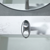 Futuristic Grey Basin faucet single hole hot and cold Water Tap