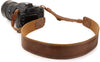 MG1515 Sierra Series Genuine Leather Camera Shoulder or Neck Strap - Brown Compact