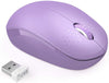 Wireless Mouse, 2.4G Noiseless Mouse with USB Receiver - Portable Computer Mice for PC