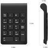Wireless Numeric Keypad, Mini 2.4G 18 Keys Number Pad,