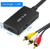 HDMI to RCA Converter, HDMI to AV Composite Video Audio Converter Adapter