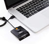 USB Common Access CAC Smart Card Reader, Compatible with Mac Os, Win (Horizontal Version)