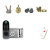 APP Fingerprint Door Lock Waterproof Outdoor Gate Bluetooth Lock TT Lock App Passcode Rfid Card Key Front Electronic Lock