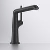 Basin Faucet with Cold and Hot Water Dual Control Ceramic Valve with Slim Handle Tap