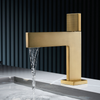 Italian Design Metal Grey Waterfall Bathroom Faucet Mixer Tap
