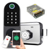 APP Fingerprint Door Lock Waterproof Outdoor Gate Bluetooth Lock TT Lock App Passcode Rfid Card Key Front Electronic Lock