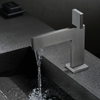 Italian Design Metal Grey Waterfall Bathroom Faucet Mixer Tap