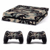 Camouflage Pattern Skin Sticker for PS4 Play Station 4 Console 2 Controller Protector Skin- GREEN-BLUE