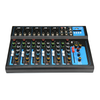 7 Channel Bluetooth Professional Audio Mixer Mixing Console for Performance Stage Wedding Speech Broadcast-US PLUG