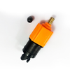 Inflatable Pump Valve Adapter Compressor Air Converter Car Electric Pump Nylon Abrasion Resistant Boat Stand Up Paddle Board Pump Nozzle-ORANGE