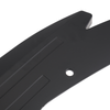 2Pcs Universal Anti-Scratch Car Rear Bumper Lip Wrap Angle Splitters Primer Black