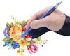 Artist Glove for Drawing Tablet Tablet Finger Glove for Graphics Drawing Tablet Light Box Tracing Light Pad (Artist Glove - L 4 Pack)