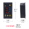 Temperature Controller Digital Display Thermostat Module Temperature Control Switch Micro Temperature Control Board-DC12V