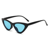 Women Fashion Sunglasses Cat'S Eye Sunglasses-White&Black