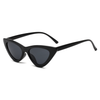 Women Fashion Sunglasses Cat'S Eye Sunglasses-White&Black