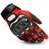 Motorcycle Bicycle Full Finger Outdoor Riding Motocross Anti-Slip Breathable Gloves-RED-XL