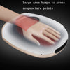 Hand Finger Joint Massager Wrist Palm Physiotherapy Mouse Hand Meridian Acupoint Massager, Specification: Plug(Rose Red )
