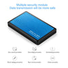External Hard Drive Portable SSD Case – USB 3.0 for PC, Mac (Blue)-238GB
