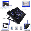 - Quiet Portable 12" - 17" Laptop Cooler Cooling Pad - Ultra Slim 2Xusb Powered (5 Fans) with Adjustable Heigh