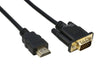 HDMI to VGA Adapter Cable 6FT,  Gold-Plated HDMI to VGA Cable Male to Male 1080P Compatible for Computer, Desktop, Laptop, PC, Monitor, Projector, HDTV and More