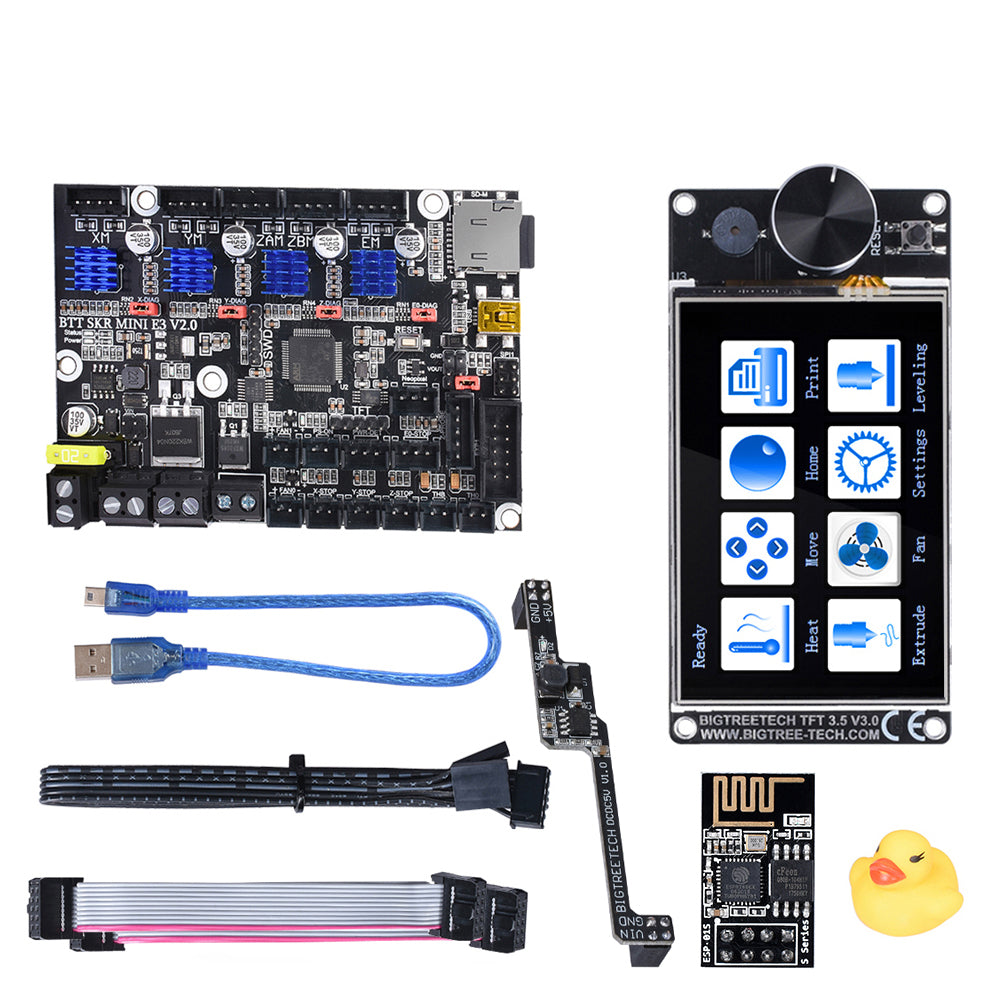 BIGTREETECH® SKR MINI E3 V2.0 Control Board + TFT35 V3.0 Touch Screen Kit with/without WIFI Moudule + DCDC Set Kit for 3D Printer Parts