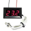 Red LED DC 12V Digital Thermocouple Thermometer Temperature meter 0~999°C with Probe