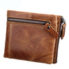 RFID Blocking Slim Bifold Wallet Genuiner Leather Vintage Organizer Wallet for Men