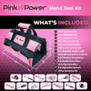 Tool Set - Mechanics Tool Set - Tool Kit for Home - Pink Tool Kit 189-Piece