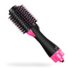 Multifunctional Negative Ion Hairbrush Comb Roll Straight Dual-use Hair Straightener Hot Air Comb