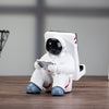 Creative Spaceman Astronaut Pattern Resin Handicraft Desktop Decoration Mobile Phone Lazy Holder (White)
