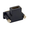 CY 90 Degree up Angled DVI Male to HDMI Female Adapter for Computer HDTV Graphics Card Adapter