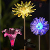 ARILUX Solar Multi-color Changing LED Flower Stake Light for Outdoor Garden Patio Yard Decor