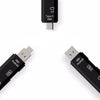 Type-C / Micro USB to OTG Hub Adapter with TF Card Reader