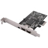 Firewire Card Pcie Firewire Card for Windows 10 IEEE 1394 PCI Express Controller 4 Ports(3 X 6 Pin and 1 X 4 Pin) Firewire 800 Adapter
