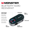 Monster LED Bluetooth Audio Receiver, Auxiliary Audio Receiver with Voice Control