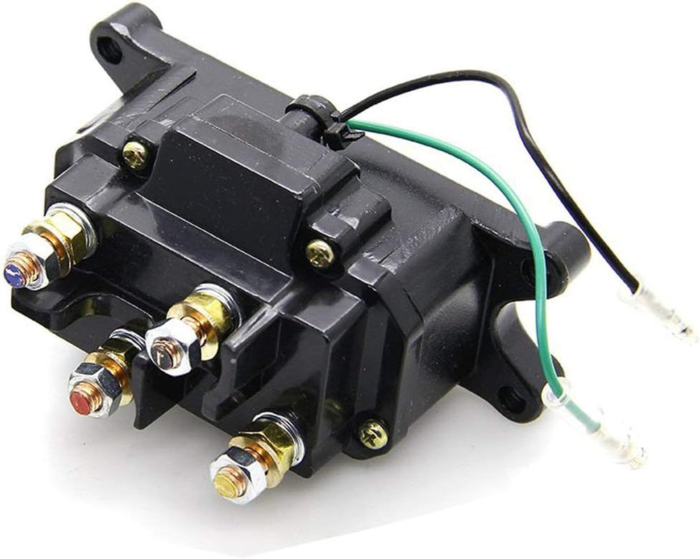 12V 250A Winch Solenoid Relay Contactor with 6 Protective Caps for 4X4 ...