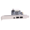 Pcie 3 Ports Firewire Cable Expansion Card PCI for Express 1394B & 1394A TI XIO2213B Chipset Adapter