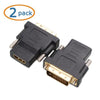 (2 Pack) DVI to HDMI Adapter