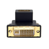 CY 90 Degree up Angled DVI Male to HDMI Female Adapter for Computer HDTV Graphics Card Adapter