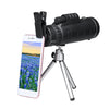 MOGE 50X HD Monocular Night Vision Telescope + Clip + Tripod For Mobile Phone