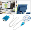 USB to RS232 Serial Port DB9 9 Pin Male COM Port Converter Cable Adapter DT N7V2