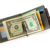 Men PU Leather Short Wallet Business Horizontal Wallets Credit Card Holder