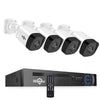 Hiseeu POE H.265+ Security 5MP IP Cameras Support Audio Night Vision 10m  IP66 Waterproof Onvif